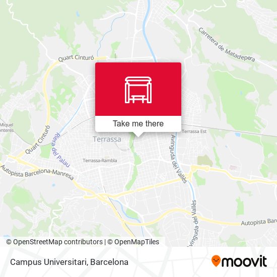 Campus Universitari map