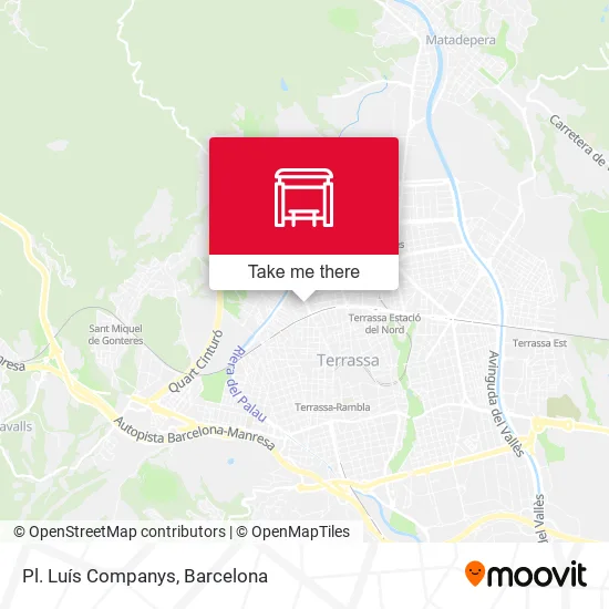 mapa Pl. Luís Companys