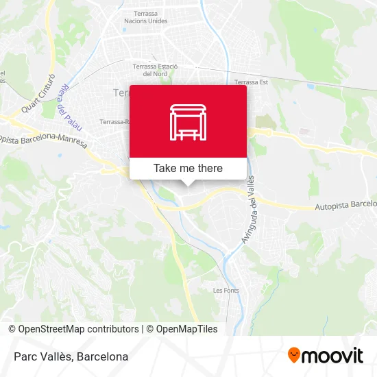 Parc Vallès map