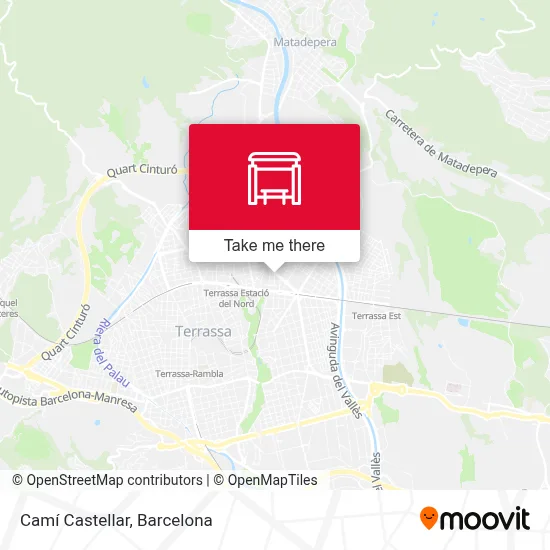 Camí Castellar map