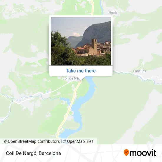 Coll De Nargó map