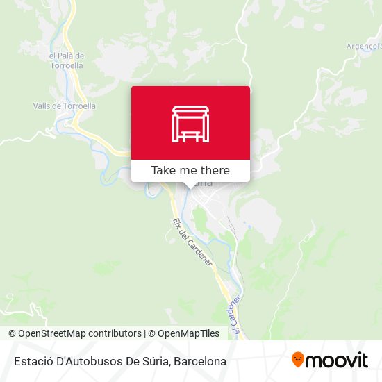 Estació D'Autobusos De Súria map