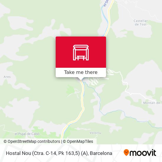 Hostal Nou (Ctra. C-14, Pk 163,5) (A) map