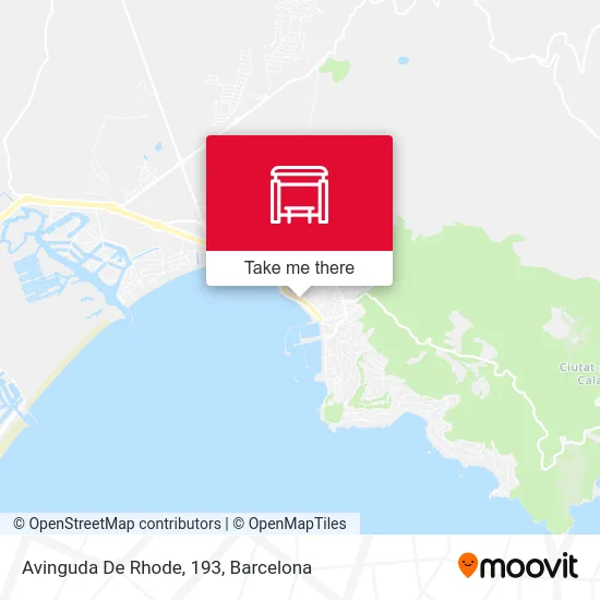 Avinguda De Rhode, 193 map