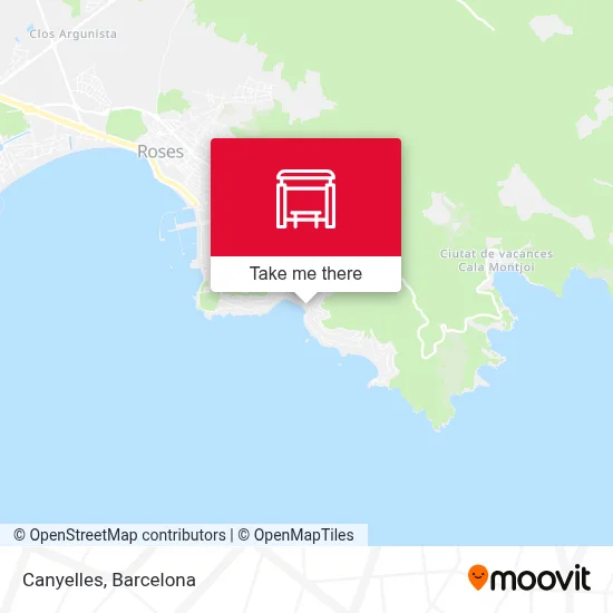 Canyelles map