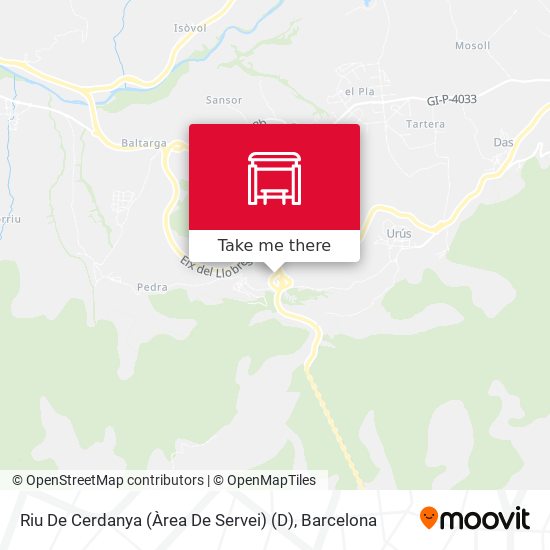 Riu De Cerdanya (Àrea De Servei) (D) map