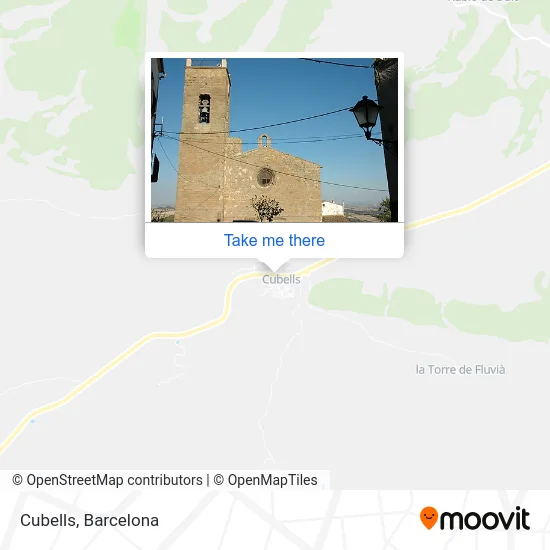 mapa Cubells
