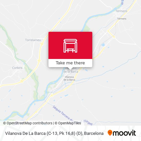 Vilanova De La Barca (C-13, Pk 16,8) (D) map