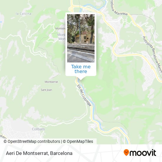 Aeri De Montserrat map