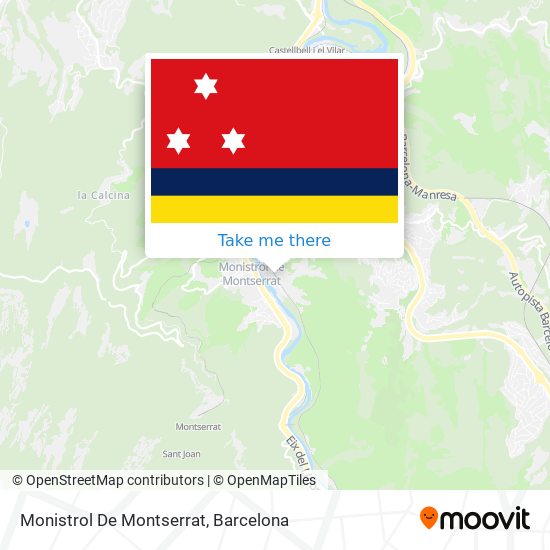 mapa Monistrol De Montserrat