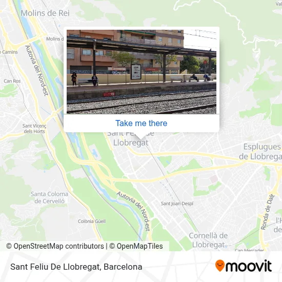 Sant Feliu De Llobregat map