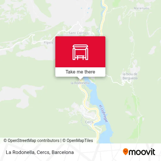 La Rodonella, Cercs map