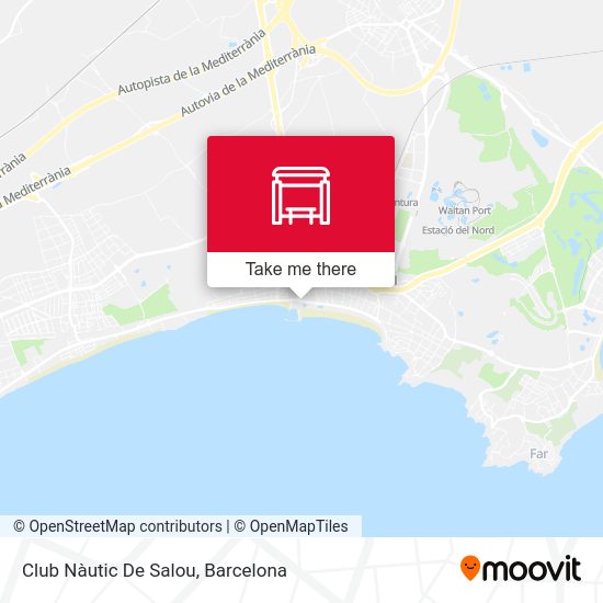 Club Nàutic De Salou map