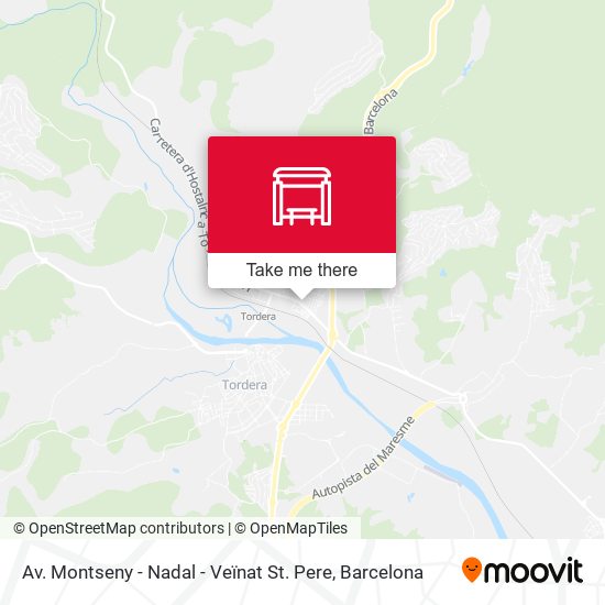 Av. Montseny - Nadal - Veïnat St. Pere map
