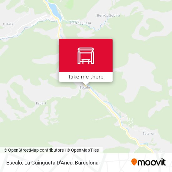 Escaló, La Guingueta D’Aneu map