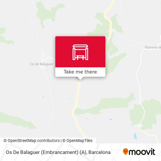 Os De Balaguer (Embrancament) (A) map