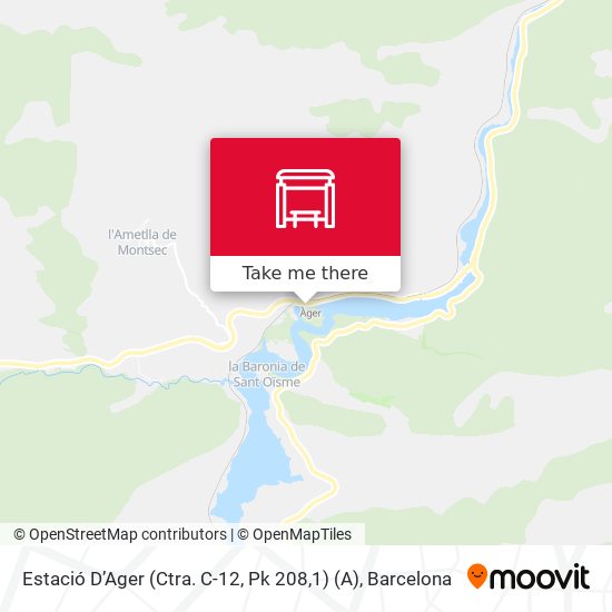Estació D’Ager (Ctra. C-12, Pk 208,1) (A) map