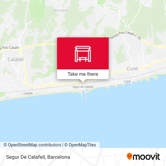 Segur De Calafell map