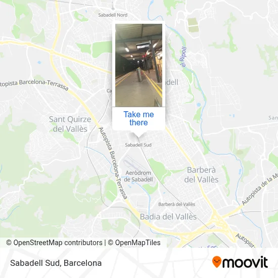 Sabadell Sud map