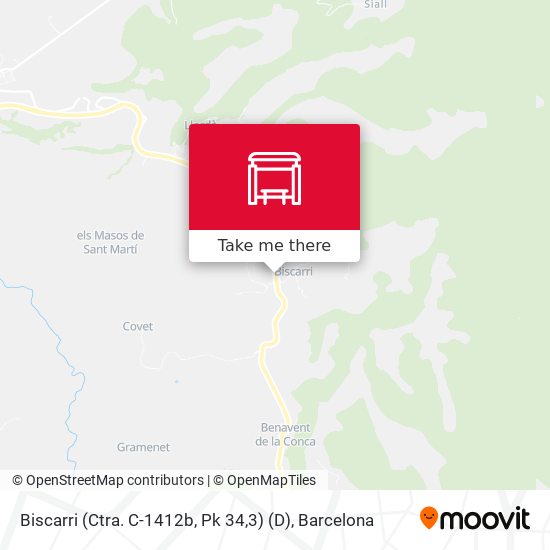 Biscarri (Ctra. C-1412b, Pk 34,3) (D) map