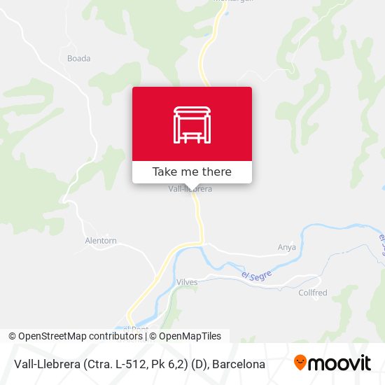 Vall-Llebrera (Ctra. L-512, Pk 6,2) (D) map