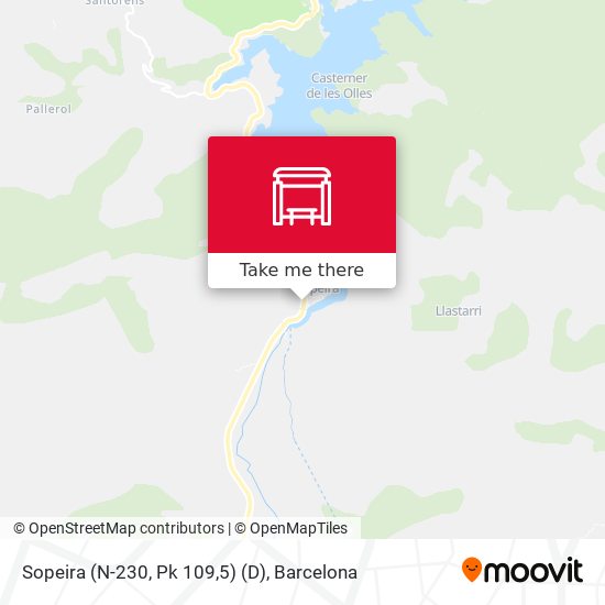 Sopeira (N-230, Pk 109,5) (D) map