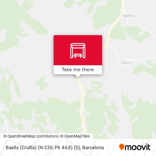 Baells (Cruïlla) (N-230, Pk 44,8) (D) map