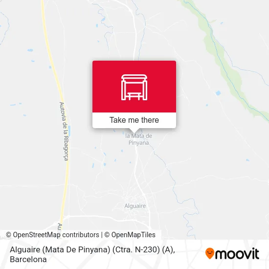 Alguaire (Mata De Pinyana) (Ctra. N-230) (A) map