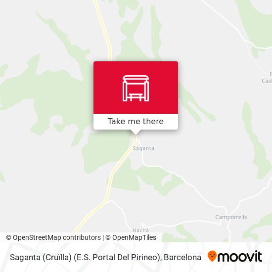 Saganta (Cruïlla) (E.S. Portal Del Pirineo) map