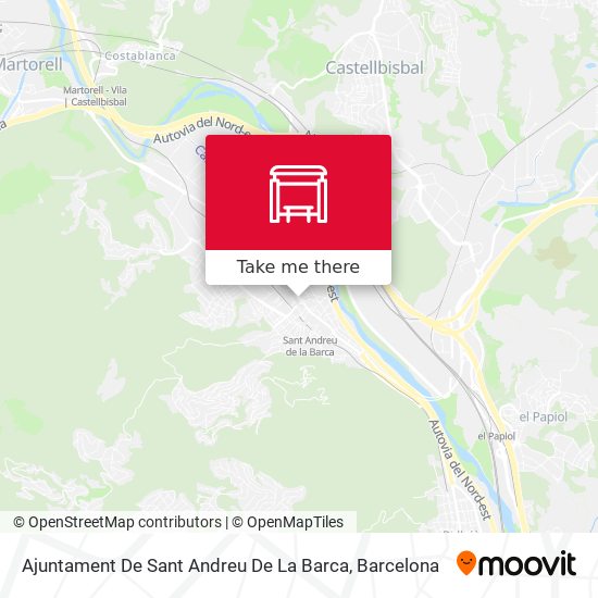 Ajuntament De Sant Andreu De La Barca map