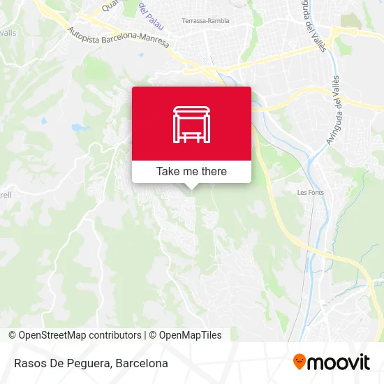 mapa Rasos De Peguera