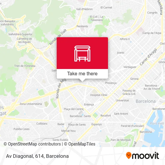 Av Diagonal, 614 map