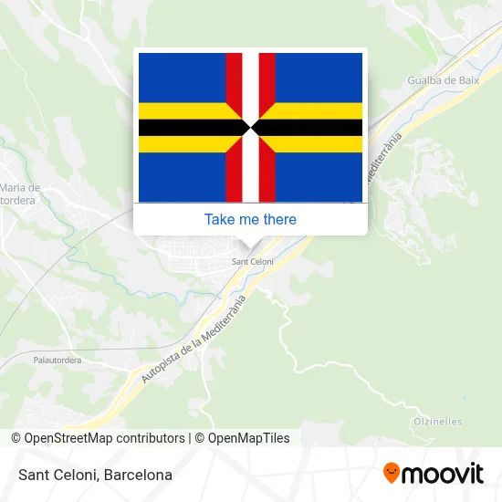 Sant Celoni map