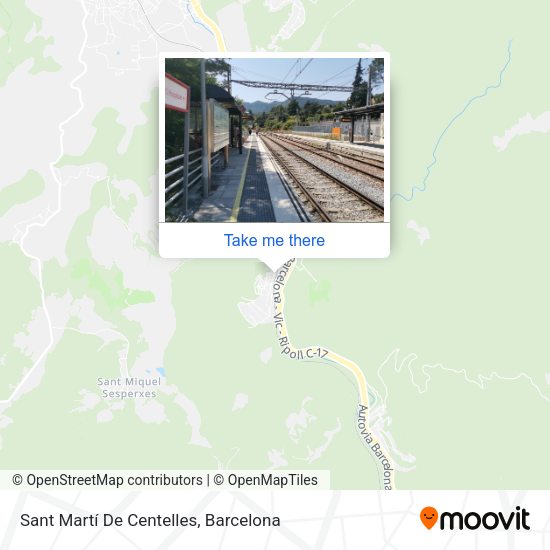 Sant Martí De Centelles map
