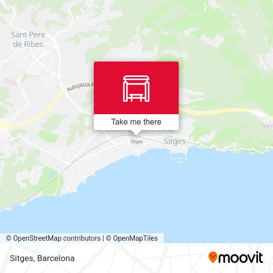 Sitges map