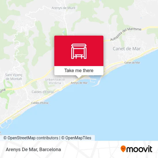 Arenys De Mar map