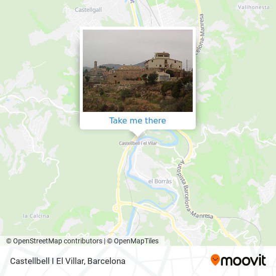 Castellbell I El Villar map