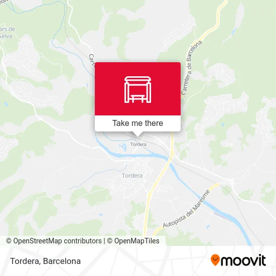 Tordera map