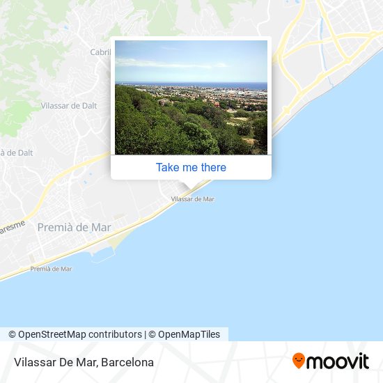 mapa Vilassar De Mar