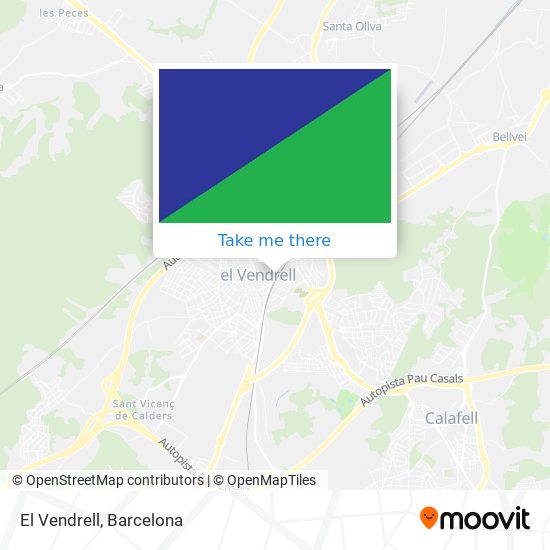 mapa El Vendrell