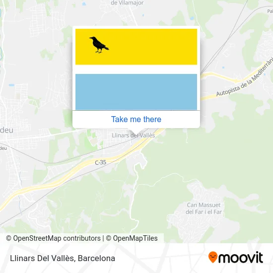 Llinars Del Vallès map