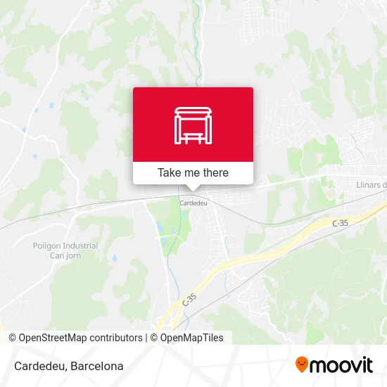 Cardedeu map