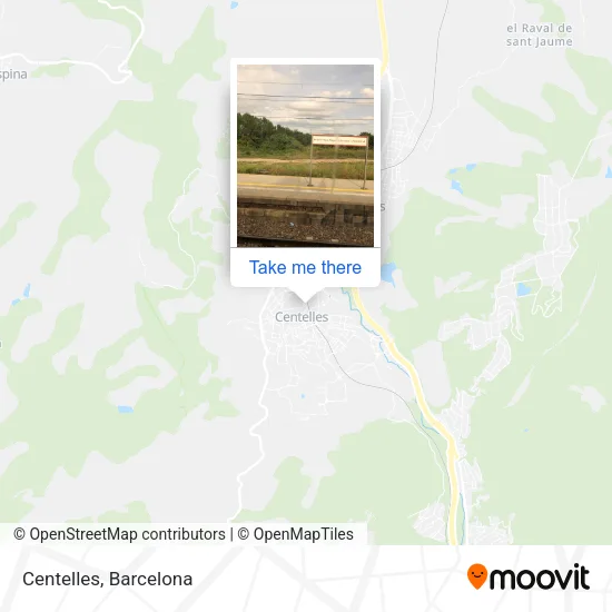 Centelles map