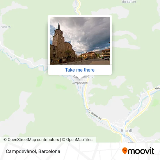 Campdevànol map