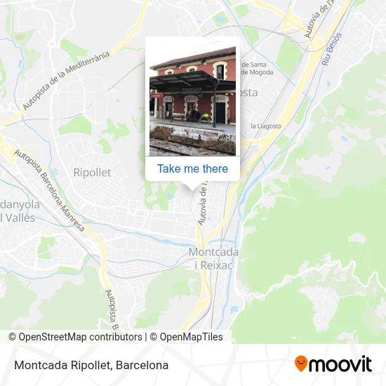 Montcada Ripollet map