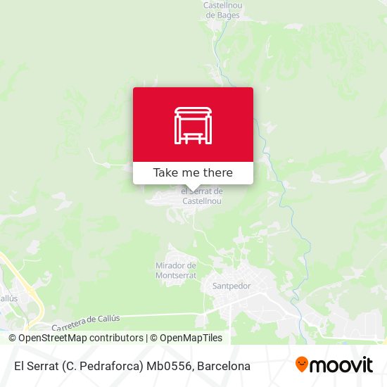 El Serrat (C. Pedraforca) Mb0556 map