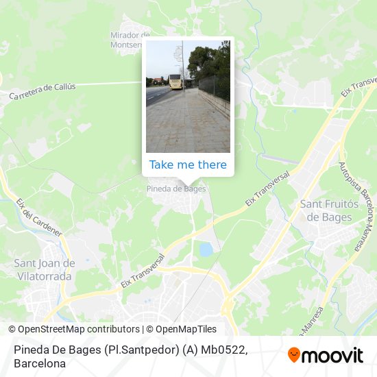 Pineda De Bages (Pl.Santpedor) (A) Mb0522 map