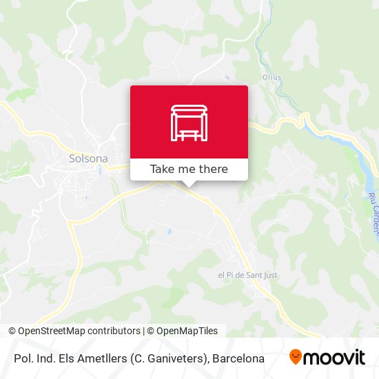 Pol. Ind. Els Ametllers (C. Ganiveters) map