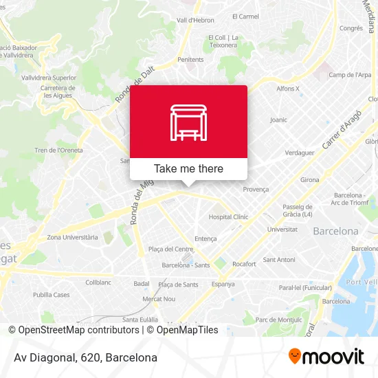 Av Diagonal, 620 map