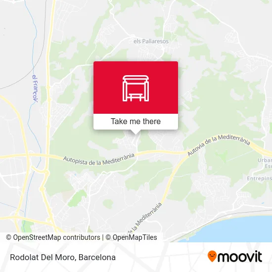 Rodolat Del Moro map